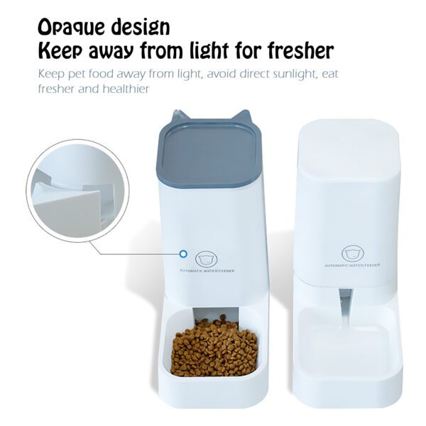 Automatic Pet Feeder - Water Dispenser & Food Bowls - Image 4