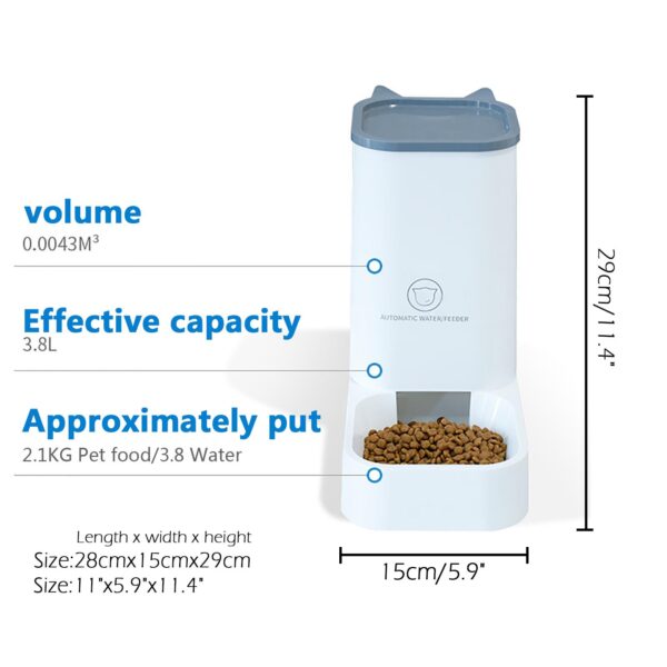 Automatic Pet Feeder - Water Dispenser & Food Bowls - Image 6