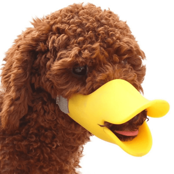 Duck Style Silicone Dog Muzzle for Small & Large Dogs