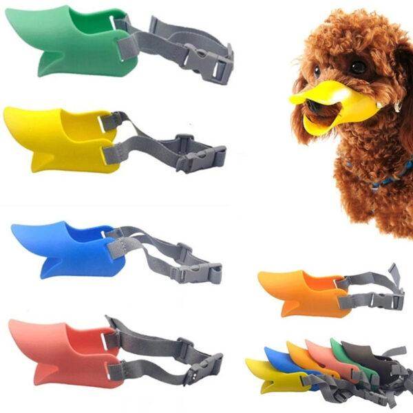 Duck Style Silicone Dog Muzzle for Small & Large Dogs - Image 2