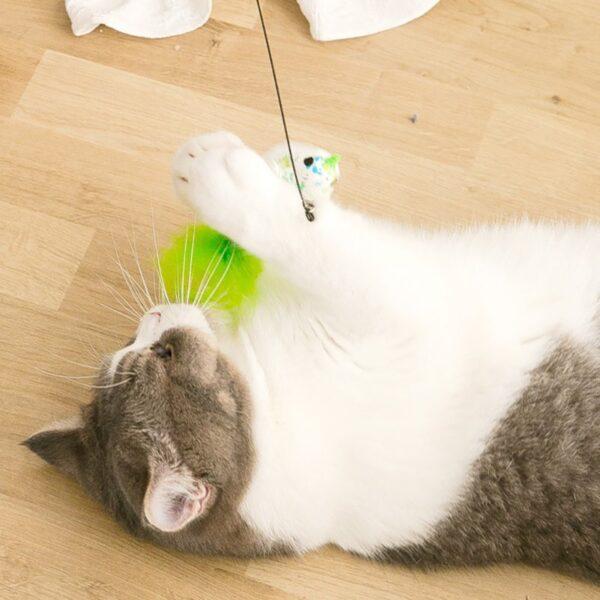 Interactive Cat Toy - Cat Teaser Wand - Image 4