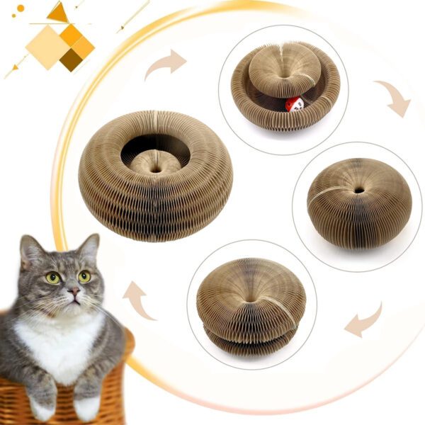 Foldable Cat Scratching Board - Interactive Toy & Grinding Claw Bed - Image 2