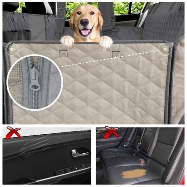 Waterproof Dog Car Seat Cover - Pet Travel Carrier - Image 6