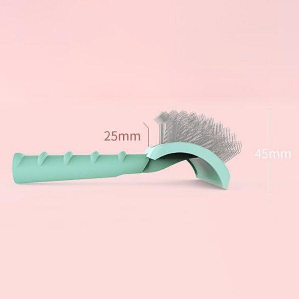 Pet Grooming Brush Comb - Cat & Dog Hair Remover - Massage Tool - Image 6