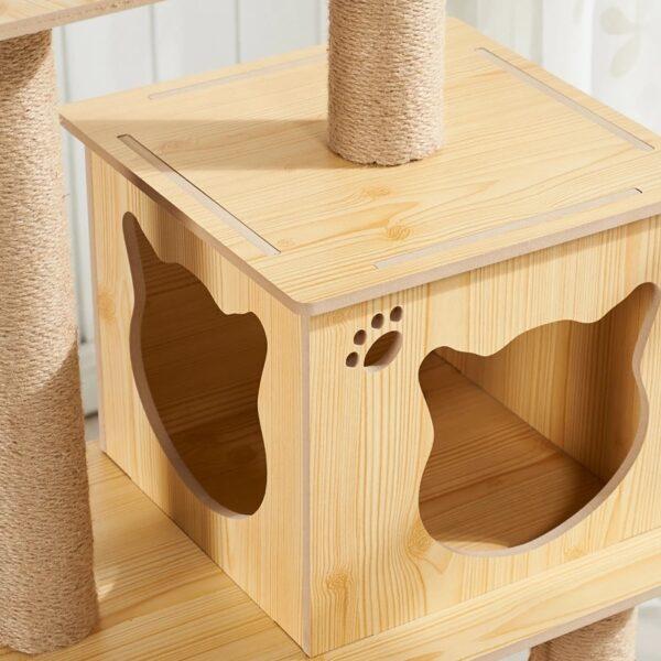 Cat Tower - Wood Cat Tree - Image 3