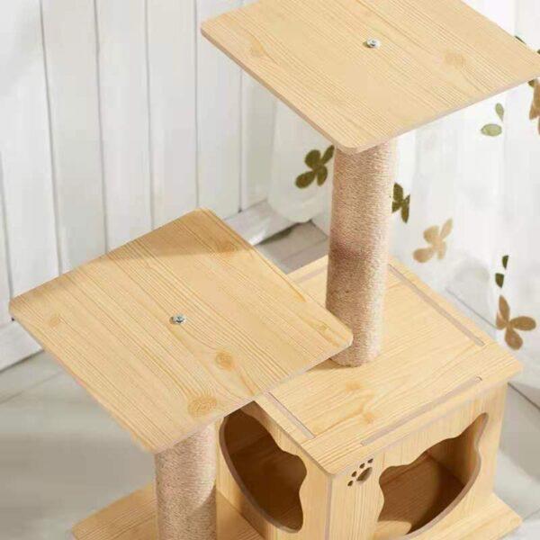 Cat Tower - Wood Cat Tree - Image 4