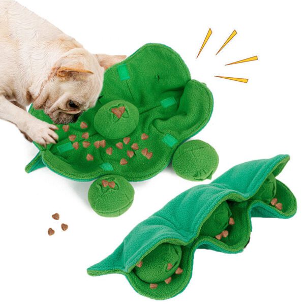 Pea Pod Dog Toy - Interactive Dog Toy